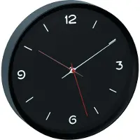 TFA-Dostmann 60.3056.01 black Analogue Wall Clock