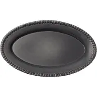 PotteryJo - Daria Tarjoilulautanen soikea 35 cm Clean grey