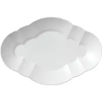 Royal Copenhagen - White Elements Tarjoilulautanen ovaali 38,5 cm