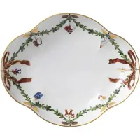 Royal Copenhagen - Star Fluted Christmas Tarjoilulautanen 22 cm