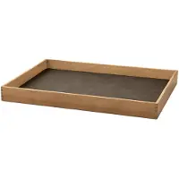Lind DNA - Even Leather Nupo Tarjotin medium 28x36 cm Caviar