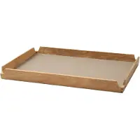 Lind DNA Airy tiikkitarjotin square M Nupo clay brown