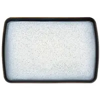 Denby - Halo Tarjoiluastia 25,5x37,5 cm Harmaa/Musta