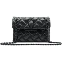 Kurt Geiger for woman. 7376600109 Mini Kensington leather bag black (OSFA), Casual