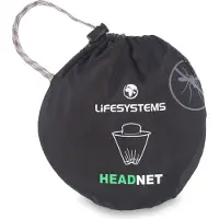 LifeSystems Midge/Mosquito Head Net Hat Black Hyönteissuoja One Size