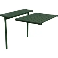 Cane-Line Bliss jatkolevy ja jalat 81x130 cm Dark green