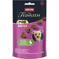 Animonda Vom Feinsten 10x50g Vom Feinsten Adult Mini Bites kalkkuna, kani & mustikka Animonda