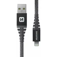 Swissten USB/Lightning 1,5m kevlar latauskaapeli