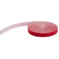 StarTech.com Hook And Loop Tape Cable 7.6 M Punainen