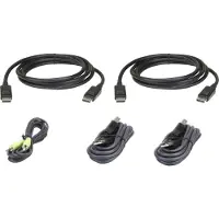 Aten – Cable KIT DUAL DisplayPort 1.2 /USB/SP (2L-7D02UDPX5)