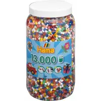 HAMA Beads Midi 13000 Mix (väri 00) silityshelmipurkki