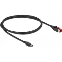 DeLOCK 85947, Musta, PoweredUSB, Hosiden Mini-DIN 3-pin, 3 m, Uros/uros, 1 kpl