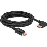 DeLOCK DisplayPort 1.4 (4k/8k) - kulma näyttökaapeli - Musta - 5m