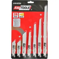 AWTOOLS Puukkosahanterä AW49758; 28 kpl.