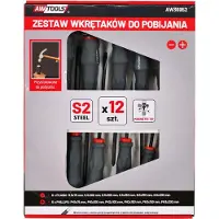 AWTOOLS Ruuvimeisselisetti AW36952; SLx6; PHx6; 12 kpl.