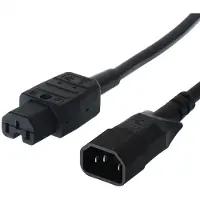 Bachmann Power cable Power cable , cold unit male connector to hot unit female connector, IEC320 C14/C15, 1 m