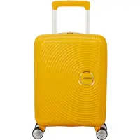 American Tourister Soundbox Mini Matkalaukku 22L, Golden Yellow