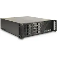 Inter-Tech IPC server case 3U 3508 black for mini ATX server with hot-swap for 8 2.5/3.5 drives and USB 3.2 Gen 1 80 mm (88887335)