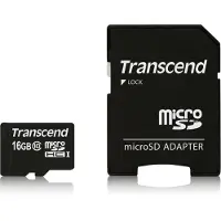 Transcend 16GB microSDHC Class10 muistikortti
