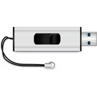 MediaRange MR914, 8 GB, USB A-tyyppi, 3.2 Gen 1 (3.1 Gen 1), 175 MB/s, Liuku, Musta, Hopea