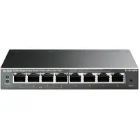 TP-LINK TL-SG108PE, Hallittu, L2, Gigabit Ethernet (10/100/1000), Power over Ethernet -tuki (TL-SG108PE(UN))