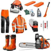 Husqvarna 445 II e-series TrioBrake Moottorisahapaketti