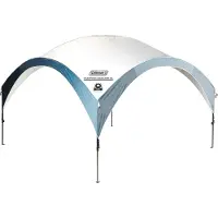 Coleman Event Shelter XL party tent 4.5x4.5 m with adjustable legs, UV GUARD 50+ silver-dark blue 2000032026