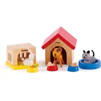Hape | Nukkekodin tarvikkeet - Lemmikit