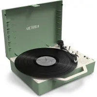 Victrola RE-SPIN ECO SUUNNITELTU VINYYLIKÄÄNTYVÄ LAUTA VIHREÄ