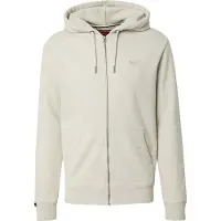 Superdry for man. M2014128A Essential Logo beige sweatshirt (XL), Casual, Cotton