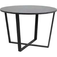 Actona Ruokapöytä AMBLE D110xH75cm, musta marmori, 4