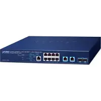 Planet Layer 3 8-Port 2.5GBASE-T +, Hallittu, L3, 10G Ethernet (100/1000/10000), Täysin kaksipuolinen, Telineasennus, 1U (MGS-6311-10T2X)
