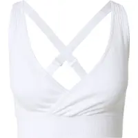ICANIWILL Soft Seamless Adjustable Sports Bra White