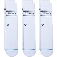 Stance Basic 3 Pack Crew Socks white Koko S