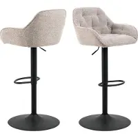 Molecule Brooke baarituoli, beige, 2 kpl