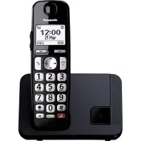 Panasonic KX-TGE250SPB langaton puhelin - Musta