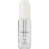 INGLOT Dry & Shine NF kynsilakan kuivumista nopeuttava päällyslakka sisältää pipetin 9 ml