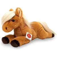 Teddy HERMANN® Lying Horse 34 Cm - Brown - ONE SIZE