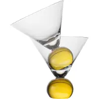 By On Glass Spice 2Pcs/Set - Yellow - Ø11X12CM 24CL