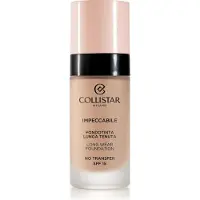 Collistar Make-Up Impeccabile Long Wear Foundation Spf 15 Nestemäinen meikkivoide 30 ml Naturale Rosato