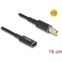 DeLOCK – Adapter cable for Laptop Charging Cable USB Type-C female to IBM 7.9 x 5.5 mm male 15 cm (60041)