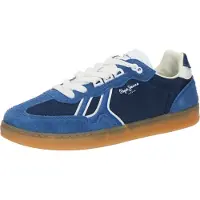 Pepe Jeans for man. PMS00040 Ball Fun Leather Sneakers (45), Flat, Laces, Casual