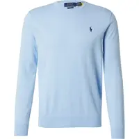 Ralph Lauren Slim Fit Textured Cotton Sweater - Blue - M