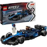 LEGO Speed Champions Williams Racing FW46 F1 -kilpa-autolelu - Rakennussetti lapsille, pojille ja tyt ille, 10+ ik isille - Leluauto F1-faneille