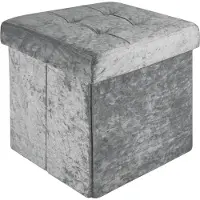 Intirilife säilytystilallinen 30x30x30cm jakkara