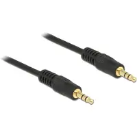 DeLOCK - Äänikaapeli - stereo mini-jack uros stereo mini-jack uros - 2 m - musta