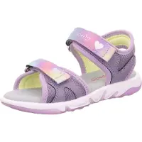 Superfit Sandaalit 'Pebbles' keltainen / lila / roosa / hopea