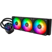Silverstone NovaPeak 360 ARGB, 360mm AIO-nestejäähdytysratkaisu prosessorille, musta