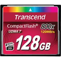 Transcend 128GB CompactFlash-muistikortti 800x (TS128GCF800)
