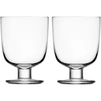 Iittala Lempi lasi, kirkas, 2 kpl